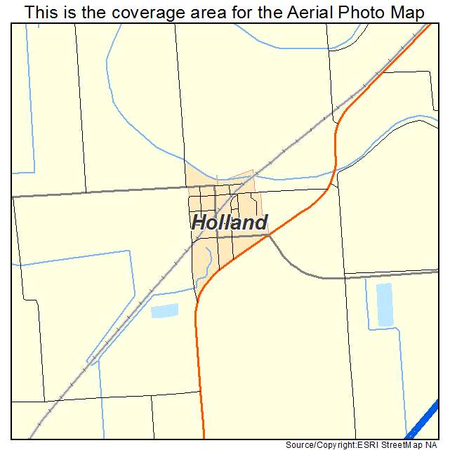 Holland, MO location map 