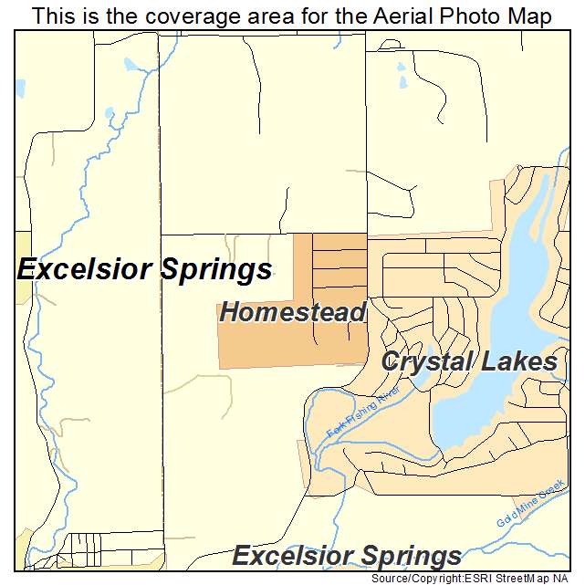 Homestead, MO location map 