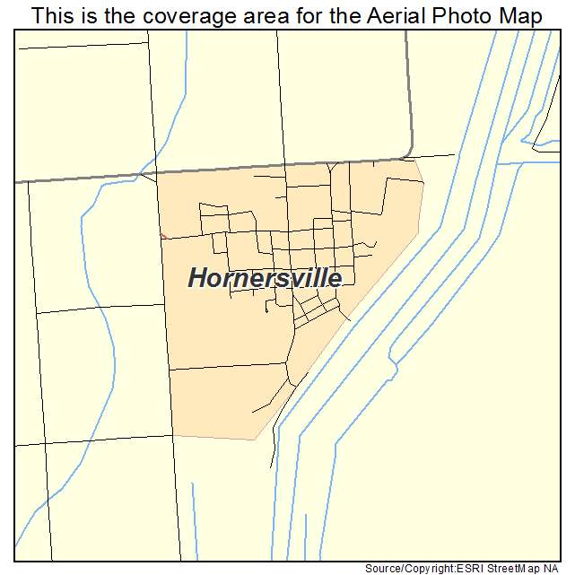 Hornersville, MO location map 