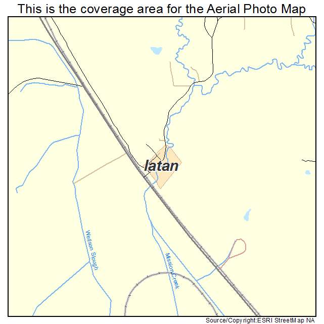 Iatan, MO location map 
