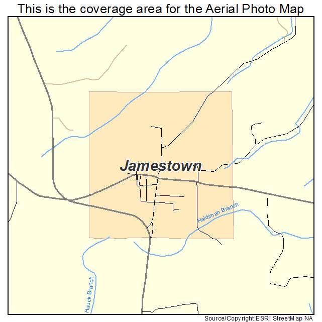 Jamestown, MO location map 