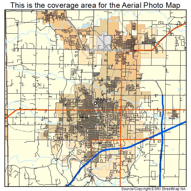 Joplin, MO location map 