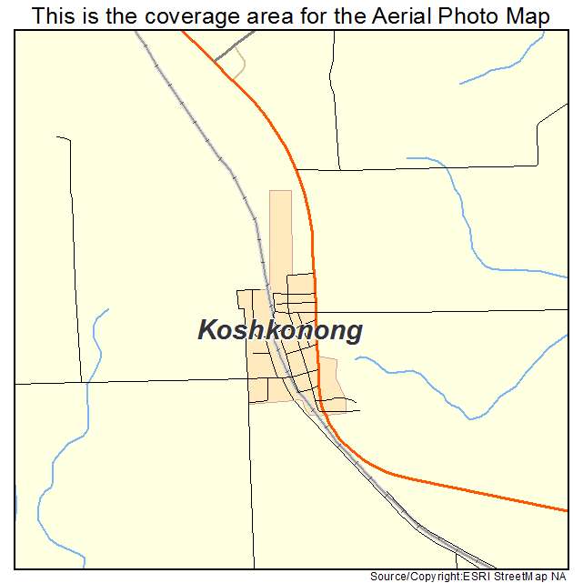 Koshkonong, MO location map 