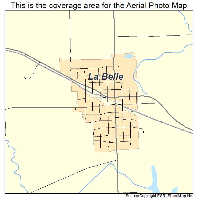 La Belle, MO location map 