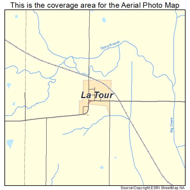 La Tour, MO location map 