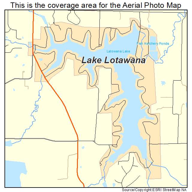 Lake Lotawana, MO location map 