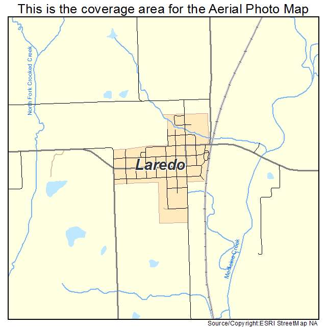 Laredo, MO location map 