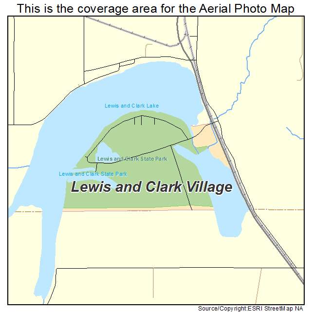 Lewis and Clark Village, MO location map 