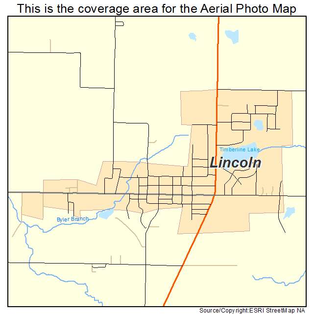 Lincoln, MO location map 