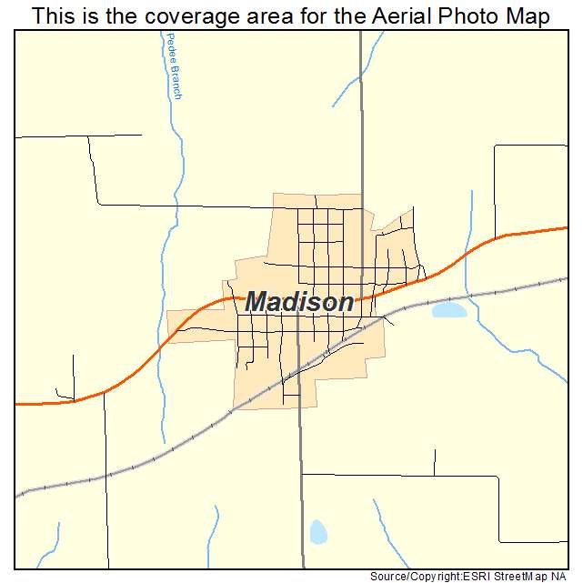 Madison, MO location map 