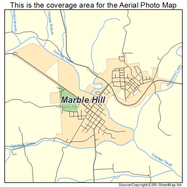 Marble Hill, MO location map 