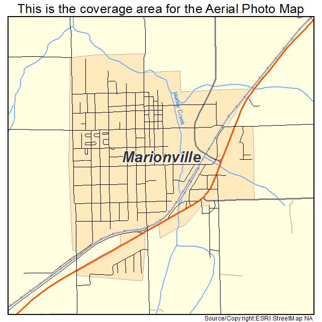 Marionville, MO location map 