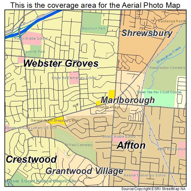 Marlborough, MO location map 