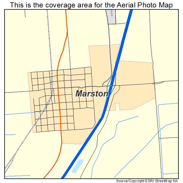 Marston, MO location map 