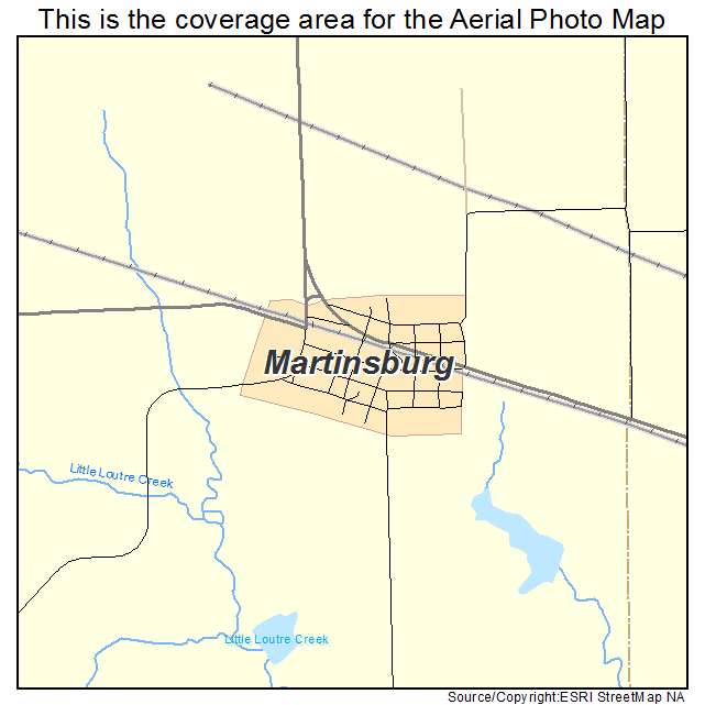 Martinsburg, MO location map 