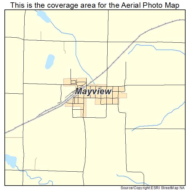 Mayview, MO location map 
