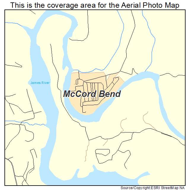 McCord Bend, MO location map 