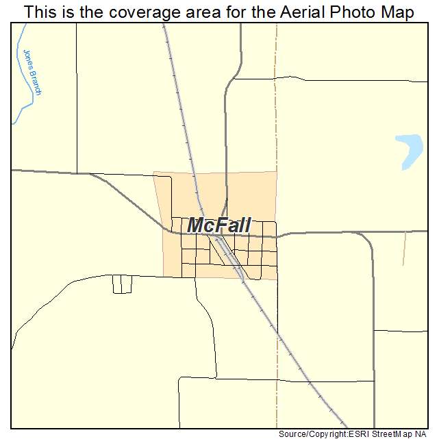 McFall, MO location map 