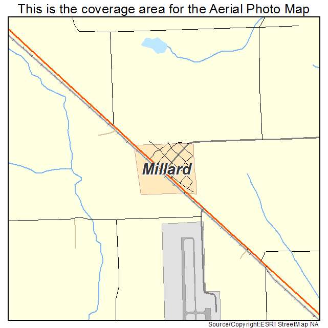 Millard, MO location map 