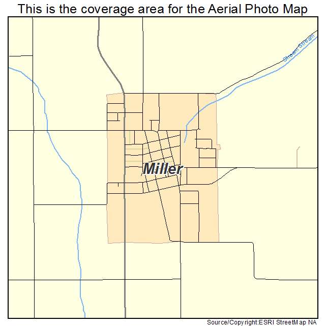 Miller, MO location map 
