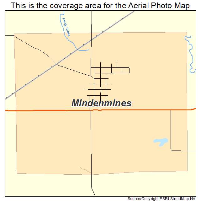 Mindenmines, MO location map 