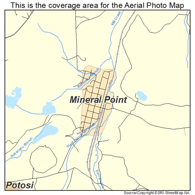 Mineral Point, MO location map 