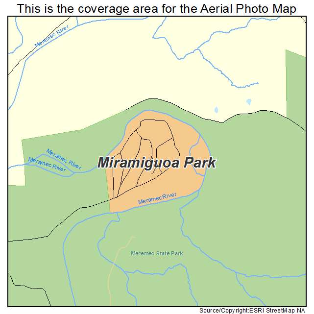 Miramiguoa Park, MO location map 