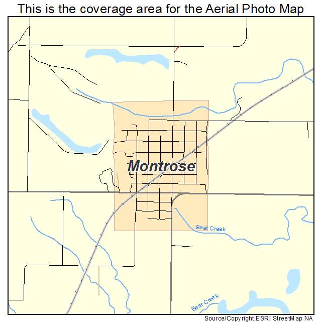 Montrose, MO location map 