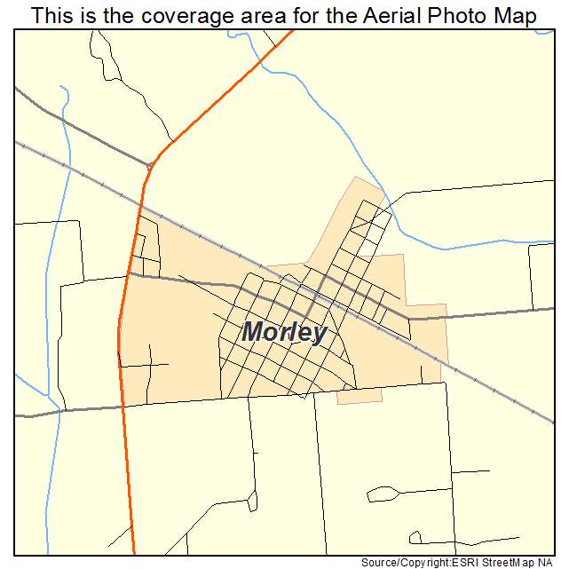 Morley, MO location map 
