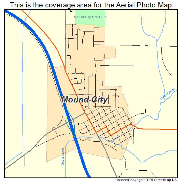Mound City, MO location map 