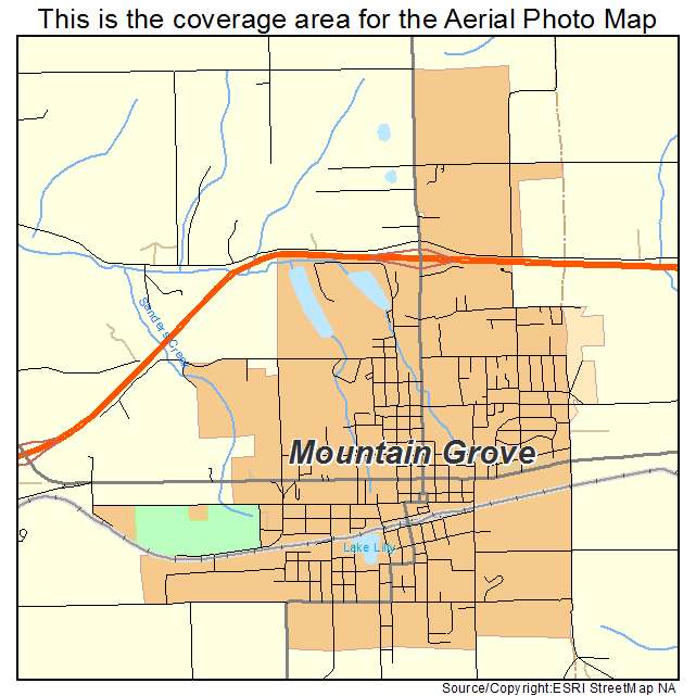 Mountain Grove, MO location map 