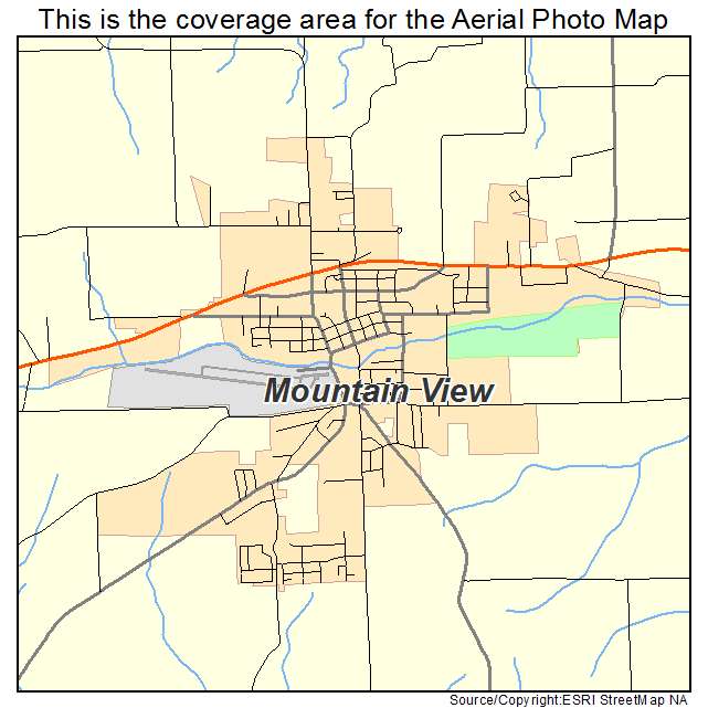 Mountain View, MO location map 