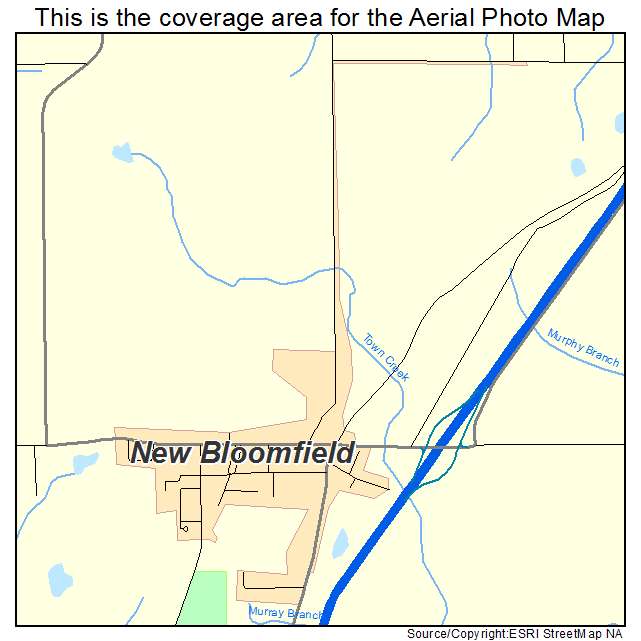 New Bloomfield, MO location map 