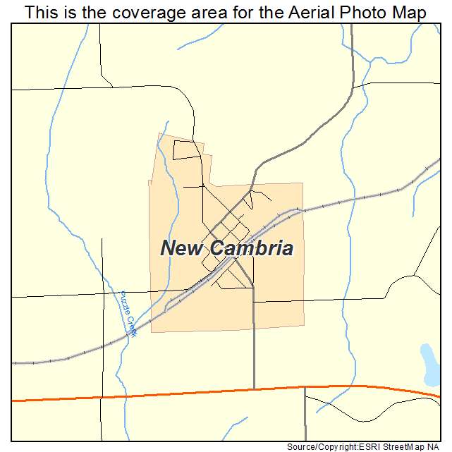 New Cambria, MO location map 