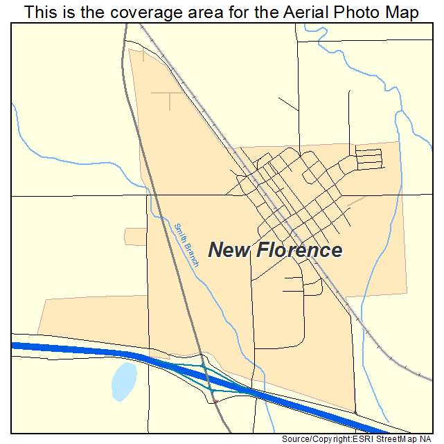 New Florence, MO location map 