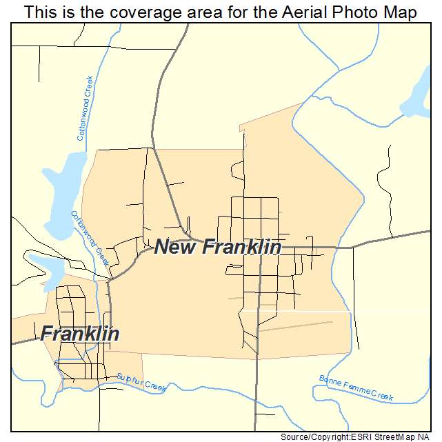 New Franklin, MO location map 