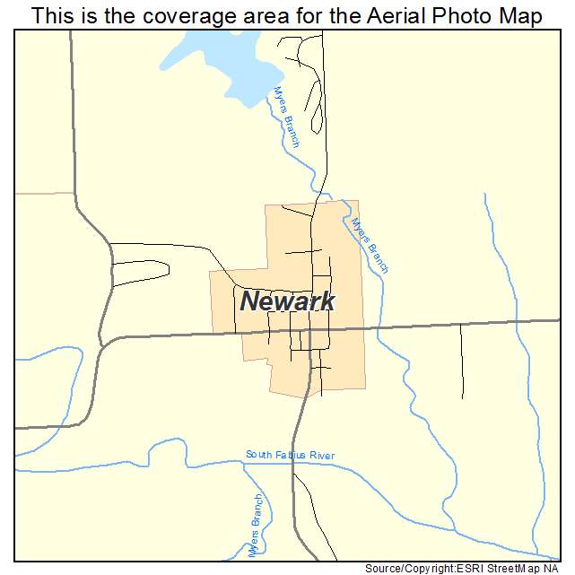 Newark, MO location map 