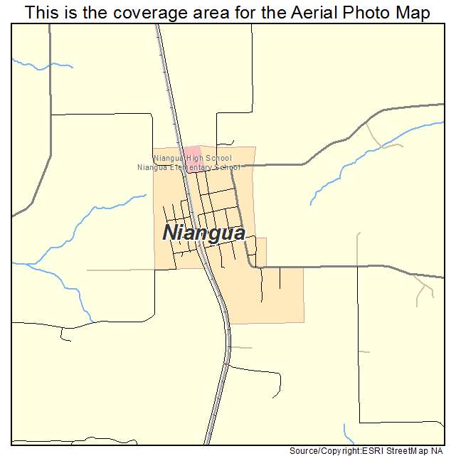 Niangua, MO location map 