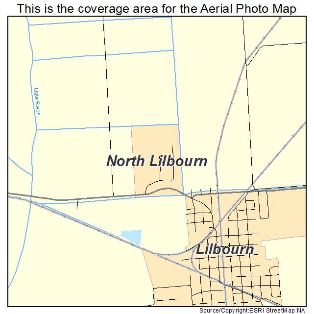 North Lilbourn, MO location map 