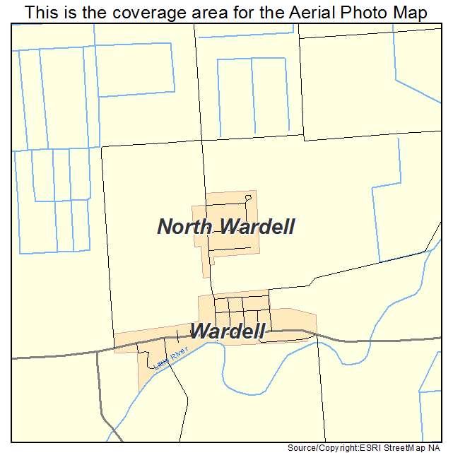 North Wardell, MO location map 