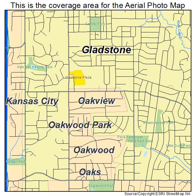 Oakview, MO location map 