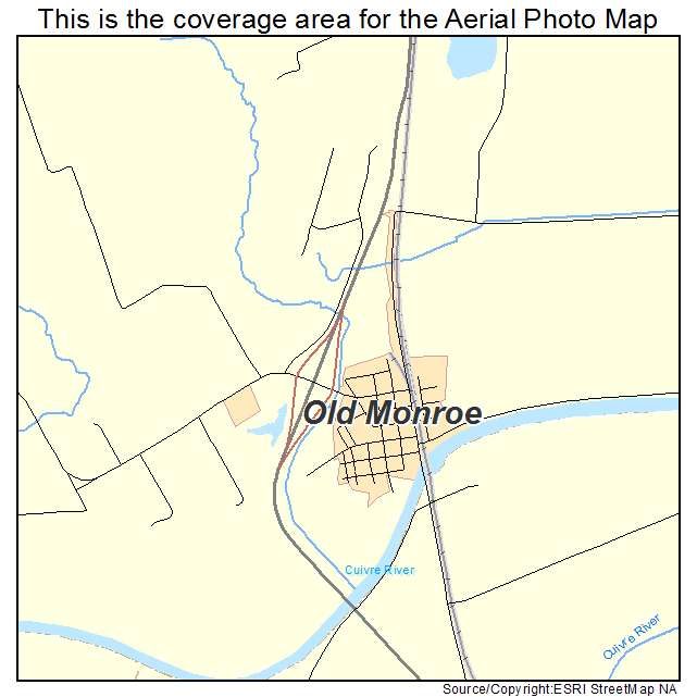 Old Monroe, MO location map 