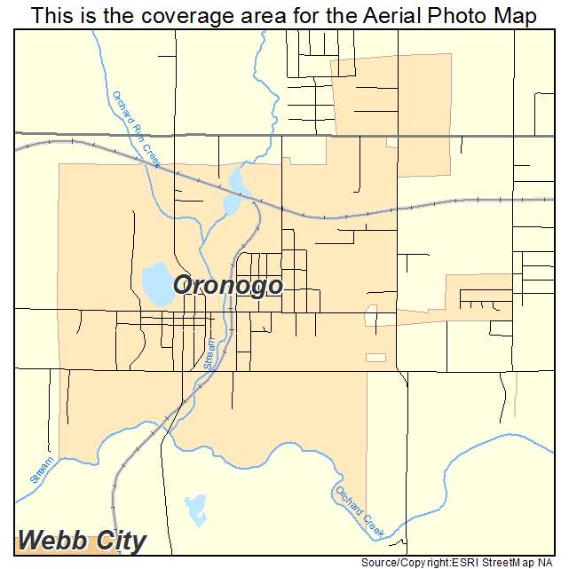 Oronogo, MO location map 