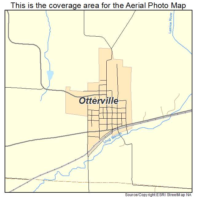 Otterville, MO location map 