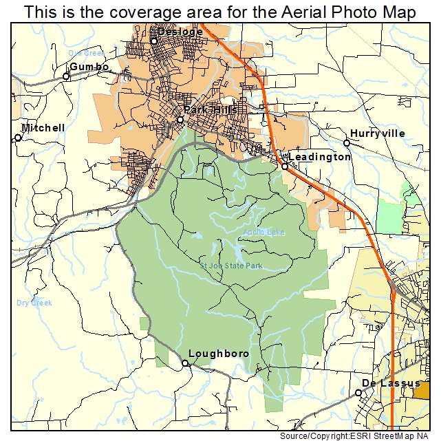 Park Hills, MO location map 