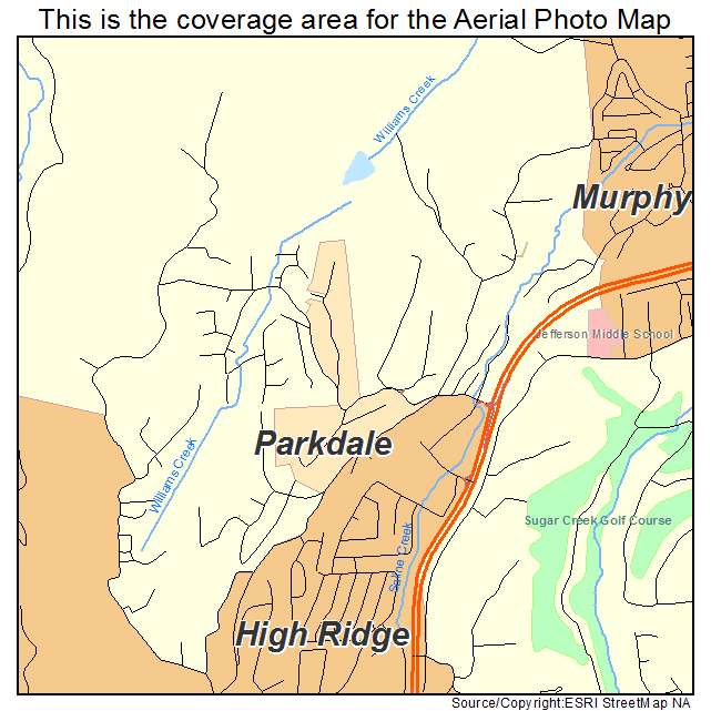 Parkdale, MO location map 