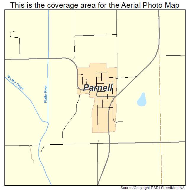 Parnell, MO location map 