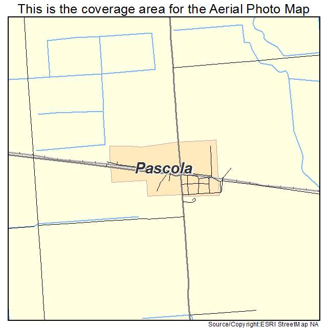 Pascola, MO location map 