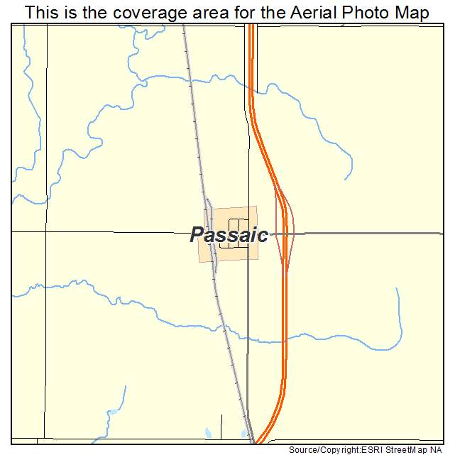 Passaic, MO location map 