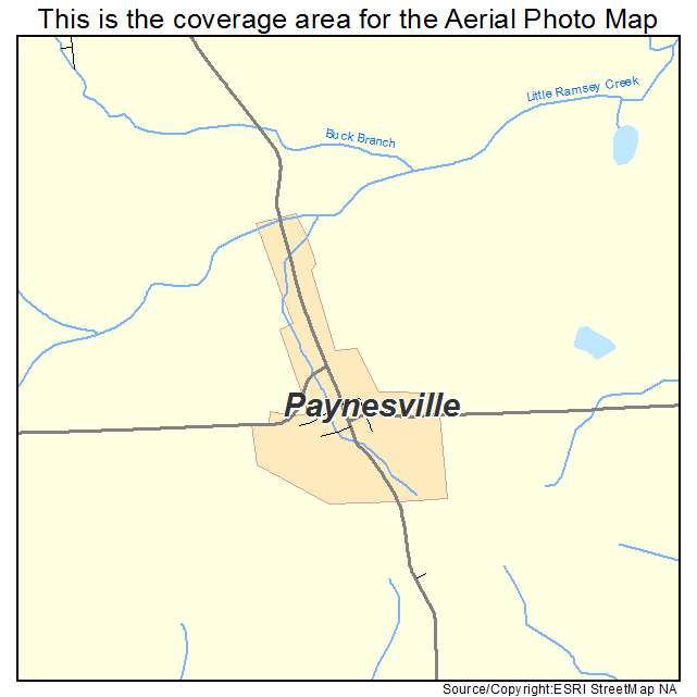 Paynesville, MO location map 